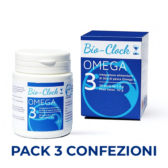 Omega 3 Bio-Clock – 3 confezioni — copertina originale del formato.