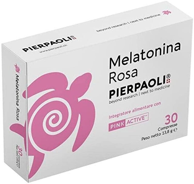Melatonina Rosa Pierpaoli – 30 compresse — copertina originale del formato.