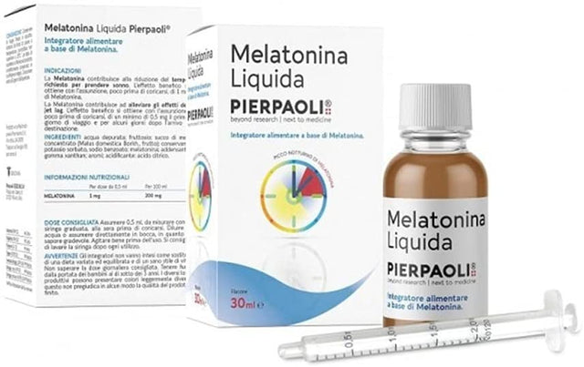 Melatonina Liquida Pierpaoli – 30 ml — copertina originale del formato.