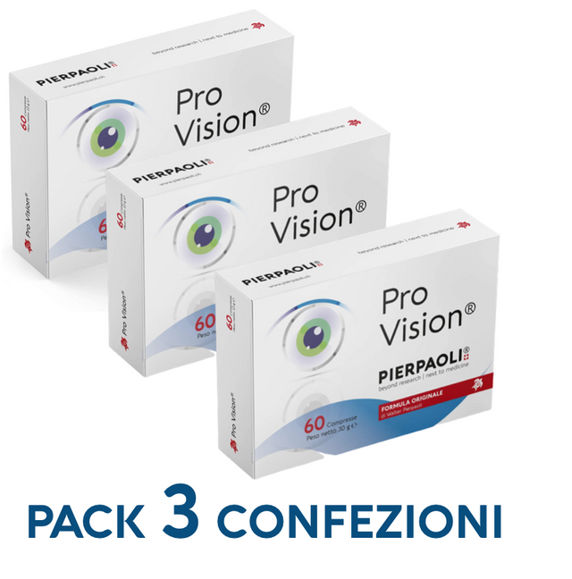 ProVision Pierpaoli – 3 confezioni — confezioni bianche Pierpaoli, formato multipack.