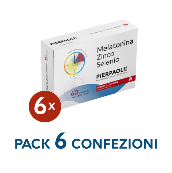 Melatonin Zink-Selen Pierpaoli 1 mg – 6 Packungen