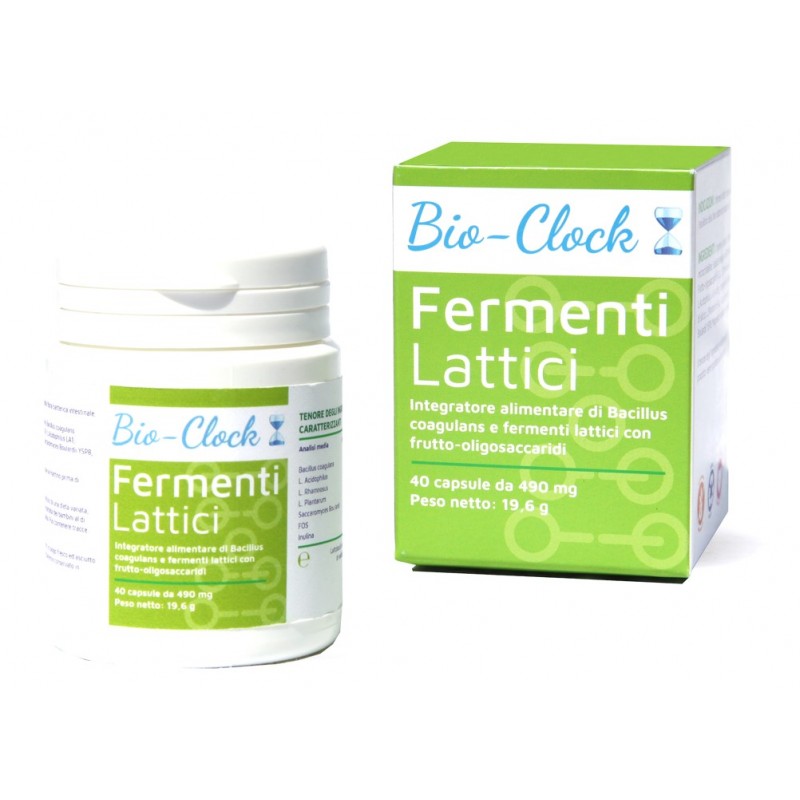 Confezione originale di Fermenti Lattici Bio-Clock.