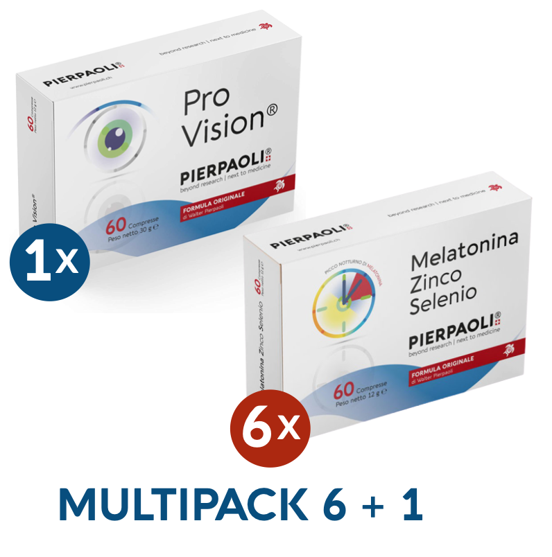 PACK: Melatonina × 6 + ProVision × 1 — copertina originale del formato.