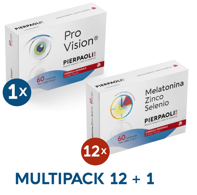 PACK: Melatonina × 12 + ProVision × 1 — copertina originale del formato.
